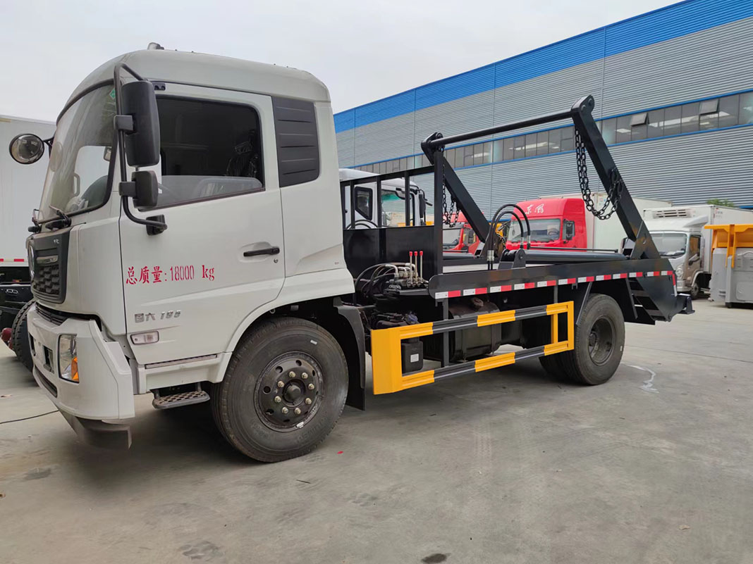 國六12立方東風天錦 擺臂垃圾車 國六12立方東風天錦 擺臂垃圾車