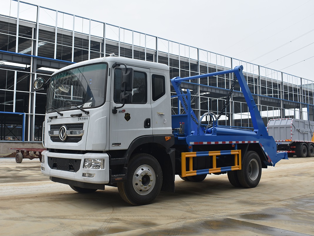 國六10立方東風D9 擺臂垃圾車 國六10立方東風D9 擺臂垃圾車